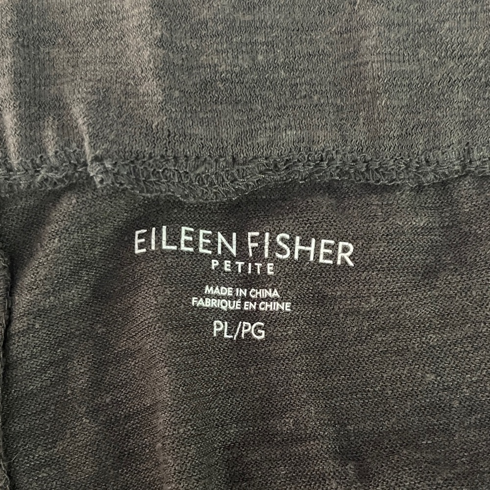 Eileen Fisher dark grey lantern pant - Picture 4 of 8